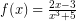 Rendered by QuickLaTeX.com f(x) = \frac{2x - 3}{x^{3} + 5}