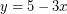 y=5-3x