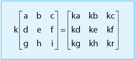 Perkalian Matriks dengan Skalar