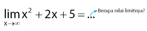 cara mengerjakan limiti tak hingga bentuk polinomial