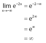 limit tak hingga bentuk eksponensial