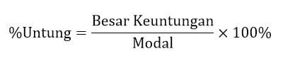 Rumus Persentase Untung Rugi + Contoh Penggunaannya