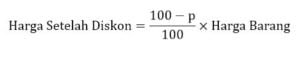 Cara Menghitung Harga Sebelum Diskon – Idschool.net