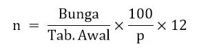 Rumus Lama Menabung