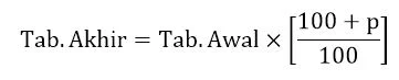 Rumus Tab Akhir per Tahun