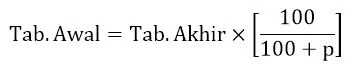 Rumus Tab Awal per Tahun
