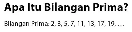 Bilangan Prima