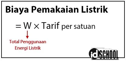 Rumus Biaya Pemakaian Listrik