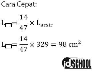 Cara Cepat Menghitung Luas Daerah yang Diarsir