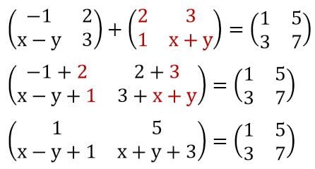 Cara Mencari Nilai X Dan Y Pada Matriks Idschool