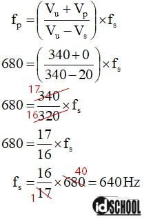 Cara Menghitung Frekuensi yang Didengar Pengamat dengan Persamaan Efek Doppler