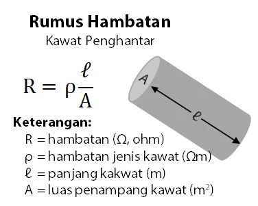 Rumus Hambatan Kawat Penghantar