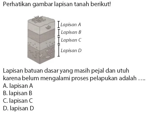 Contoh Soal Bagian-Bagian Tanah