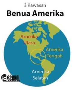 Pembagian Tiga Kawasan Benua Amerika | idschool