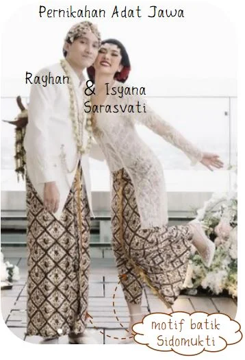 Contoh Penggunaan Motif Batik pada Pernikahan Adat Jawa