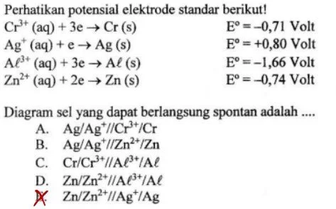 Contoh Soal Karakteristik Deret Volta
