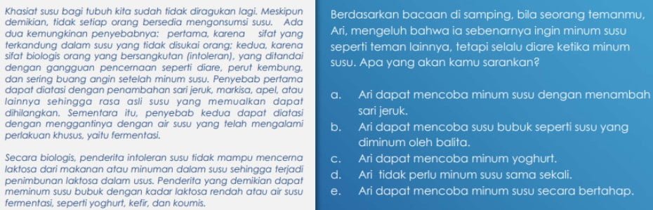Contoh Soal Literasi Bahasa Indonesia SBMPTN 2023