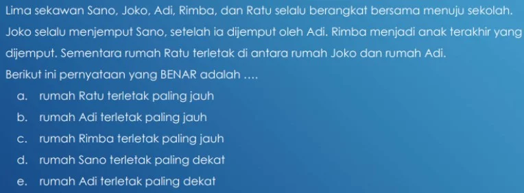 Contoh Bentuk Perubahan Soal SBMPTN 2023