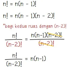 Nilai n Faktorial