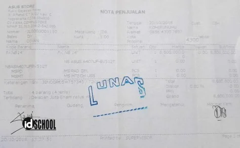Contoh Macam-Macam Bukti Transaksi