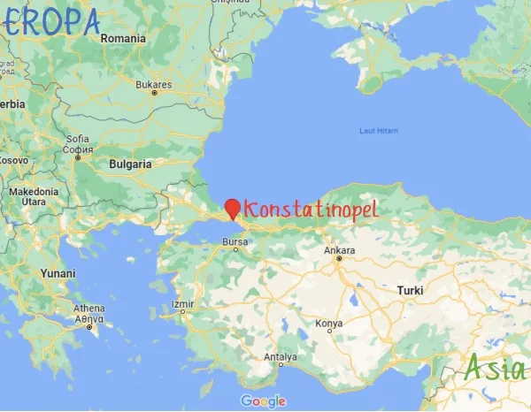 Letak Konstatinopel