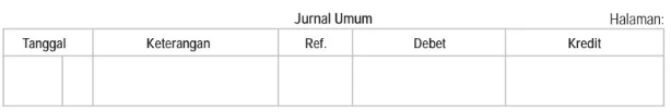 Tabel Jurnal Umum
