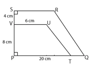 Luas Trapesium PQRS adalah