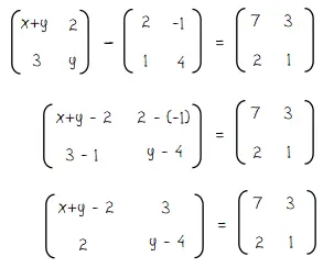 Apabila B - A = Ct dan Ct = transpose matriks C, maka nilai X - Y =