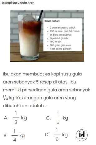 Soal ASPD Matematika SMP