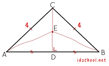 Segitiga ABC dan Segitiga ABE